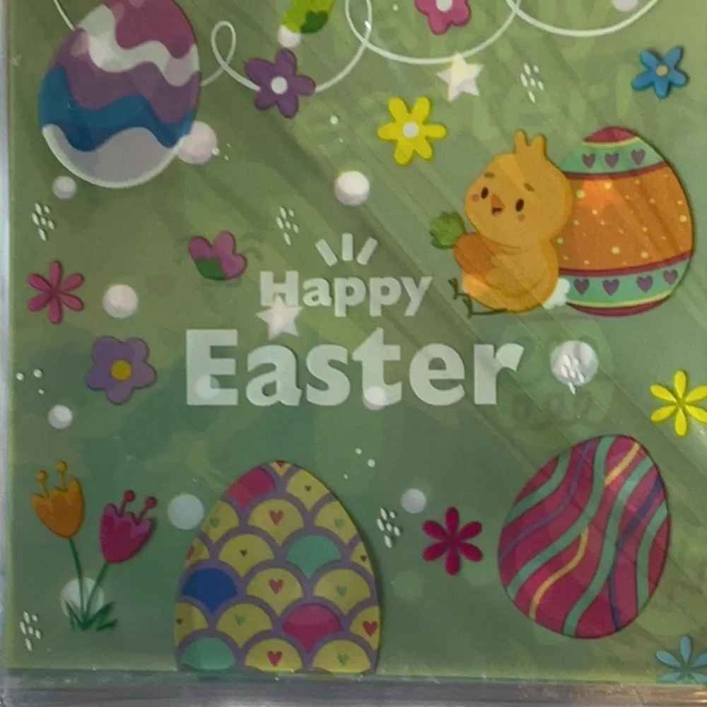 Easter Themed Self-adhesive Plastic Bags- Multicolor-50PC